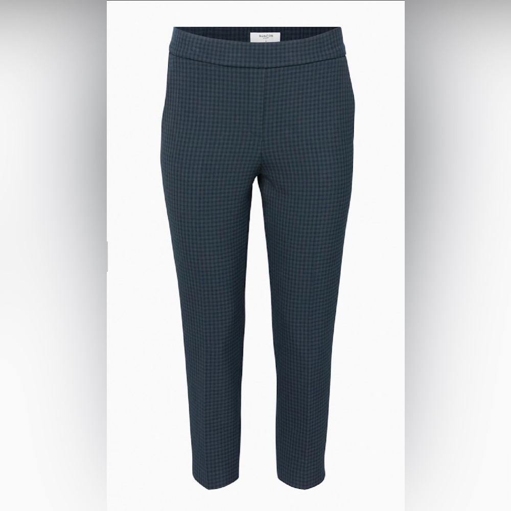 Aritzia Navy Cropped Ankle Pants